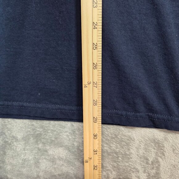 Harley Davidson Shirt Mens XL Navy Blue Distressed Logo Cancun Mexico Stratman - Picture 8 of 8